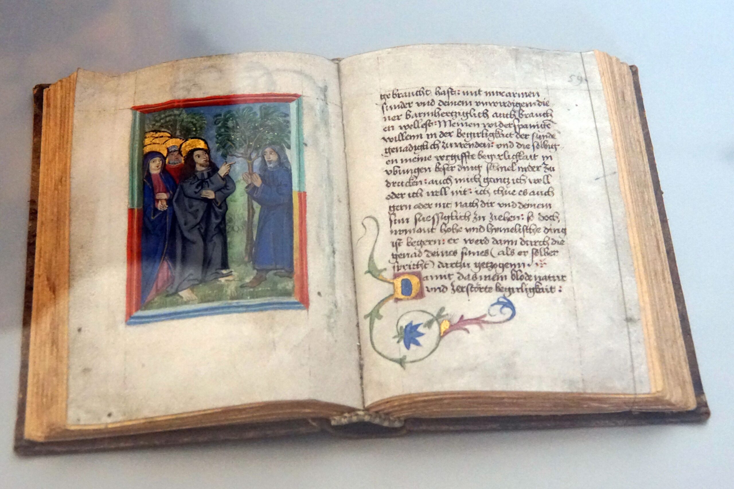 Medieval Book in Gothic Castle