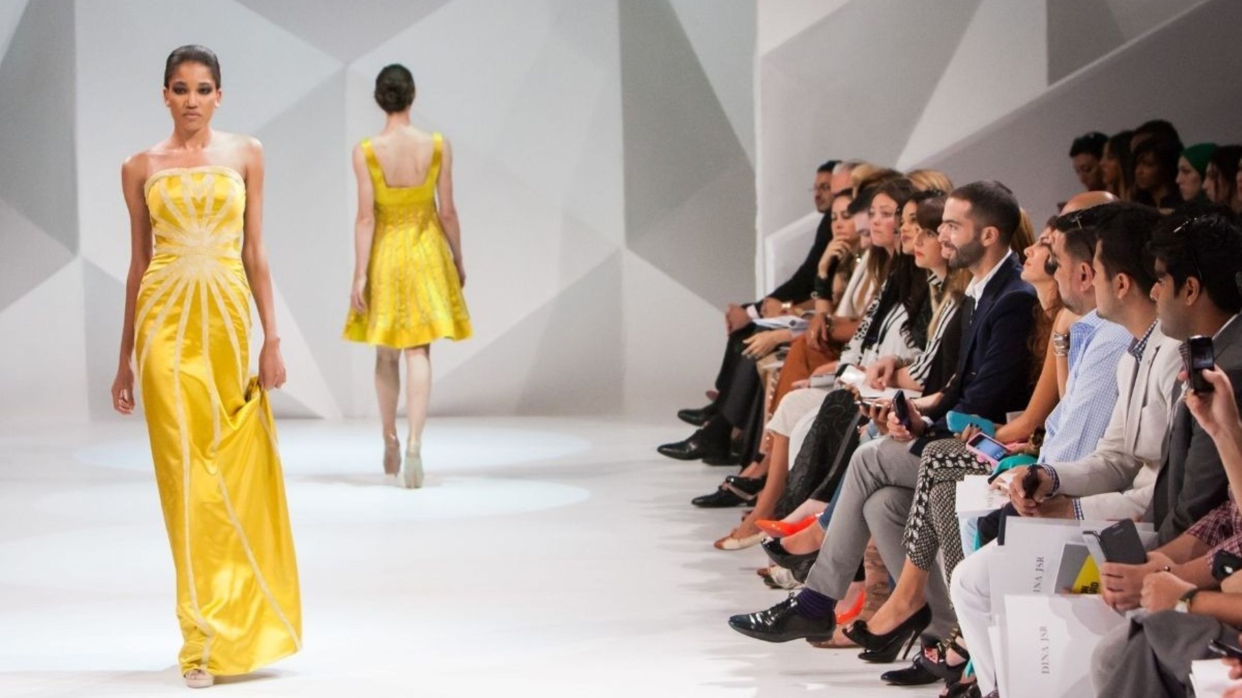 Spring fashion runway showcasing sustainable collections from European designers